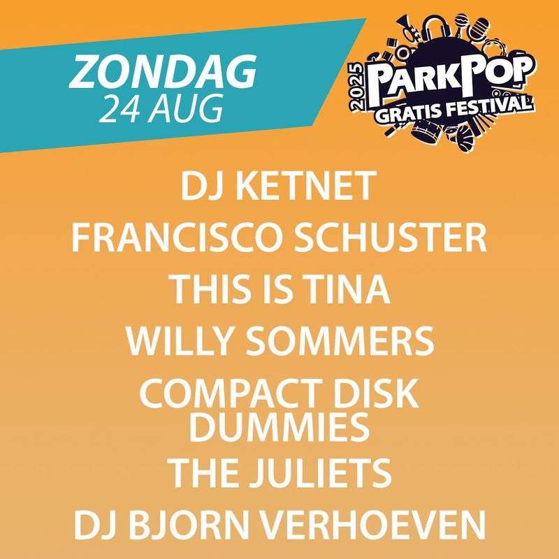 Line-up zondag