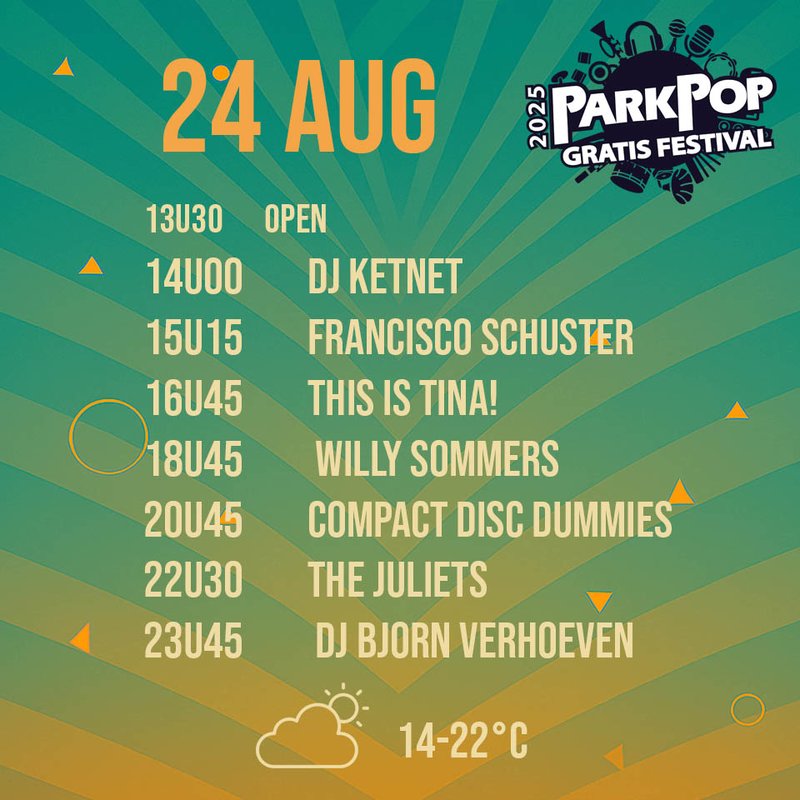 Zondag 24 augustus